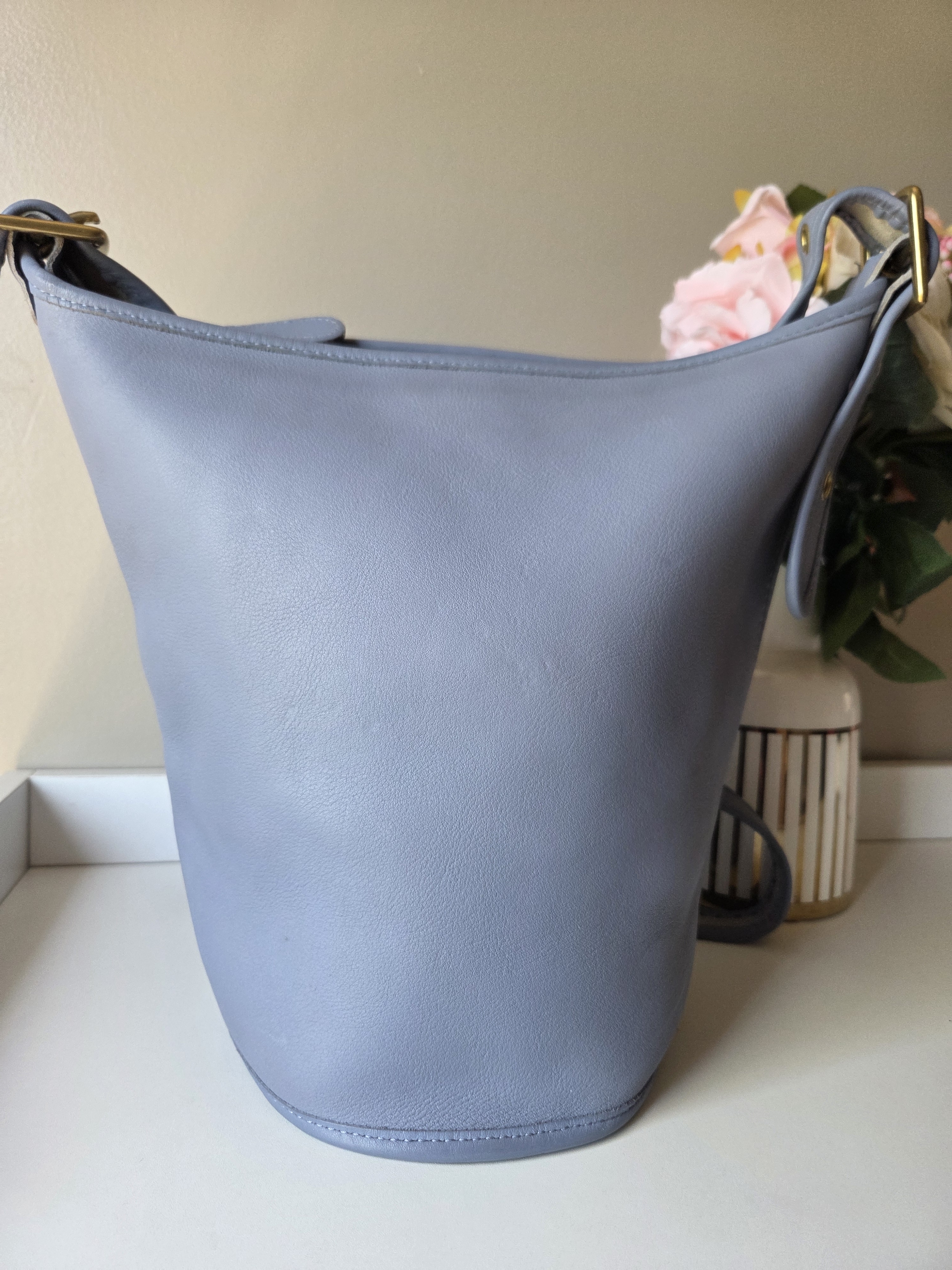 Coach Bucket Shoulder Bag - Light Blue